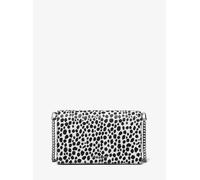 MK Borsa a tracolla Jet Set media in pelle effetto cavallino stampa maculata - Nero - Michael Kors ONE SIZE