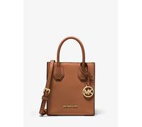 MK Borsa a tracolla Mercer extra-small in pelle martellata - Marrone - Michael Kors ONE SIZE