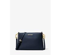MK Borsa a tracolla Trisha media in pelle martellata - Blu - Michael Kors ONE SIZE