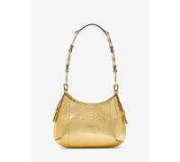 MK Borsa hobo Bardot mini in pelle stampa pitone metallizzata - Oro - Michael Kors ONE SIZE