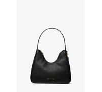 MK Borsa hobo Nayla piccola in pelle martellata - Nero - Michael Kors ONE SIZE