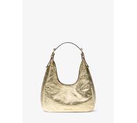 MK Borsa hobo Nolita piccola in pelle craquelé metallizzata - Oro - Michael Kors ONE SIZE