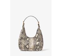 MK Borsa hobo Nolita piccola in pelle stampa serpente - Naturale - Michael Kors ONE SIZE