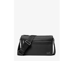 MK Borsa messenger Edison media in pelle Saffiano - Nero - Michael Kors ONE SIZE