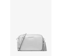 MK Borsa per fotocamera Jet Set media in pelle martellata effetto metallizzato - Argento - Michael Kors ONE SIZE