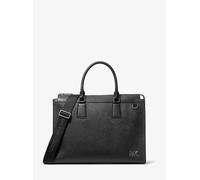 MK Borsa portadocumenti Edison media in pelle antigraffio - Nero - Michael Kors ONE SIZE