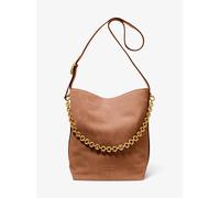 MK Borsa tote a secchiello Nolita grande in pelle scamosciata - Marrone - Michael Kors ONE SIZE
