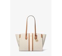 MK Borsa tote Becca grande con riga e logo - Naturale - Michael Kors ONE SIZE