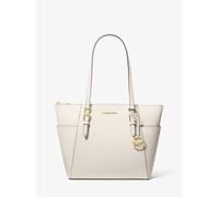 MK Borsa tote Charlotte grande in pelle Saffiano con zip superiore - Naturale - Michael Kors ONE SIZE