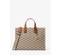 MK Borsa tote Gigi grande con logo jacquard - Marrone - Michael Kors ONE SIZE