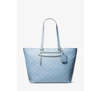 MK Borsa tote Jet Set Travel extra-large in pelle con logo in rilievo - Blu - Michael Kors ONE SIZE