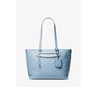 MK Borsa tote Jet Set Travel media in pelle con logo in rilievo - Blu - Michael Kors ONE SIZE
