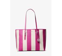 MK Borsa tote Quinn grande in tela a righe - Rosa - Michael Kors ONE SIZE
