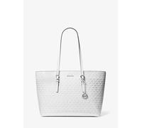 MK Borsa tote Quinn grande metallizzata con logo - Bianco - Michael Kors ONE SIZE