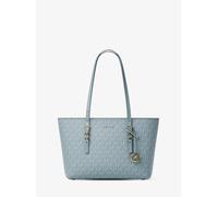 MK Borsa tote Quinn media in pelle e stampa logo - Blu - Michael Kors ONE SIZE