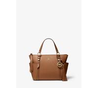 MK Borsa tote Sullivan piccola in pelle Saffiano con zip superiore - Marrone - Michael Kors ONE SIZE