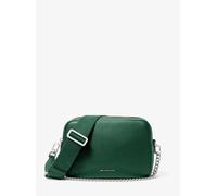 MK Camera bag a tracolla Bryant media in pelle martellata - Verde - Michael Kors ONE SIZE