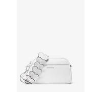 MK Camera bag Jet Set piccola in pelle con tracolla a cuori - Bianco - Michael Kors ONE SIZE