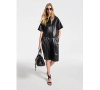 MK Camicia corta in pelle - Nero - Michael Kors XL