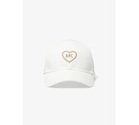MK Cappello da baseball in cotone con ricami - Bianco - Michael Kors 52 cm