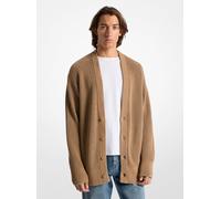 MK Cardigan oversize in cotone - Marrone - Michael Kors L