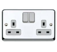 MK Chroma Plus K2948PCR - Presa di corrente a doppio polo, 2 uscite, 13 A - NUOV