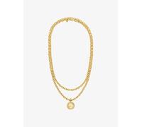 Michael Kors Collana da donna con logo a doppio strato (Modello: MKJ8500710)