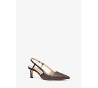 MK Décolleté Alora slingback in pelle scamosciata - Marrone - Michael Kors EU 35