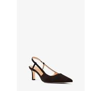 MK Décolleté Alora slingback in pelle scamosciata - Marrone - Michael Kors EU 35