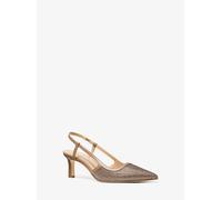MK Décolleté Alora slingback in pelle scamosciata - Naturale - Michael Kors EU 42.5