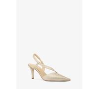 MK Décolleté Jaida in pelle con glitter - Oro - Michael Kors EU 37