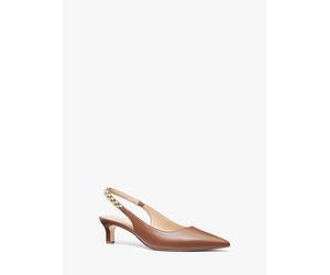 MK Décolleté Marcia slingback in pelle - Marrone - Michael Kors EU 40
