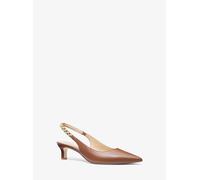 MK Décolleté Marcia slingback in pelle - Marrone - Michael Kors EU 40.5