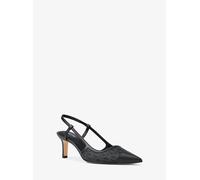 MK Décolleté slingback Alora con stampa logo - Nero - Michael Kors EU 36.5