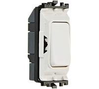 MK elettrico Edge 10 AMP SP 1 way White interruttore modulo con plastica Rocker