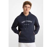 MK Felpa con cappuccio in misto cotone Saint Tropez - Blu - Michael Kors XL