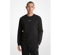 MK Felpa in misto cotone con fettuccia con logo - Nero - Michael Kors M