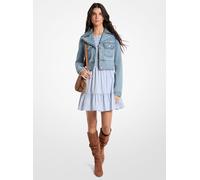 MK Giacca cropped in denim - Blu - Michael Kors