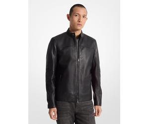 MK Giacca Racer in pelle - Nero - Michael Kors M