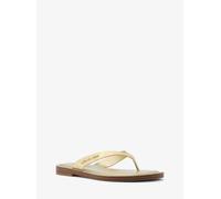 MK Infradito Koko in pelle craquelé metallizzata - Oro - Michael Kors EU 37