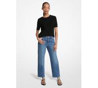MK Jeans a gamba dritta in denim stretch - Blu - Michael Kors IT 42