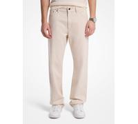 MK Jeans Finn a gamba dritta in denim stretch - Naturale - Michael Kors 34x32