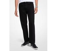 MK Jeans Finn a gamba dritta in denim stretch - Nero - Michael Kors 30x32