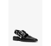 MK Loafer slingback Darrington in pelle craquelé verniciata - Nero - Michael Kors EU 40