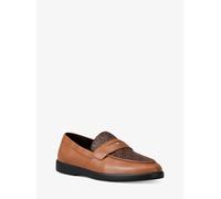 Michael Kors - Mocassino Wesley in Pelle e Logo Firmato - - Shoes - Uomo - Marrone - 42 EU