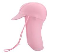 MK MATT KEELY Cappello da Sole Bambino Cappello Estivo Asciugatura Rapida Neonato Protezione Nuca Ragazzi Ragazze per 1-10 Anni,Rosa