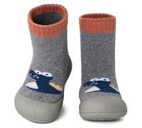 MK MATT KEELY Scarpe Calzino Neonato Dinosauri Pantofole Primi Passi Bambini Calzini Antiscivolo Bambino,Grigio,18-24 Mesi