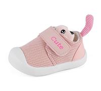 MK MATT KEELY Scarpe Neonata Scarpine Primi Passi Bambino Traspirante con Suole Gomma Antiscivolo,Rosa,EU 20(CN 17)