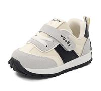 MK MATT KEELY Scarpe Primi Passi Bimbo Bimba Scarpine Neonato Sneakers Comode Traspirante con Suole Gomma Antiscivolo,Beige,EU 19