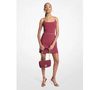 MK Miniabito bustier con cintura e spalline a catena - Viola - Michael Kors IT 36